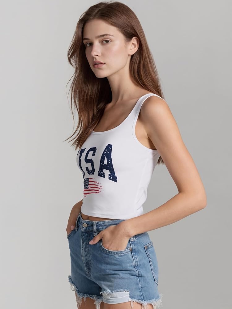 IDEWO Tank Tops Y2k Brazil Jersey Brazil Shirt Y2k Top